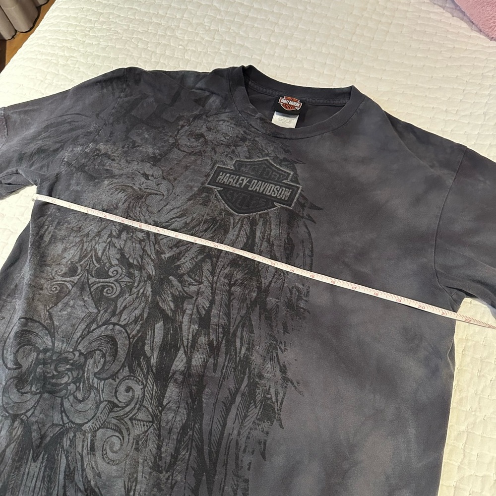 Harley-Davidson Black Short Sleeve Tee with Vintage Graphic - Picture 5 of 8